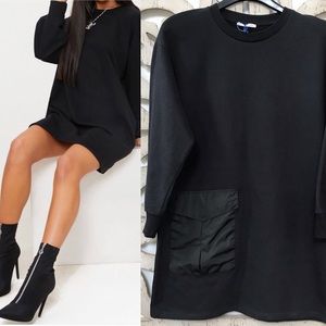 ✨SOLD✨NEW ZARA BLACK OVERSIZED SWEATER DRESS